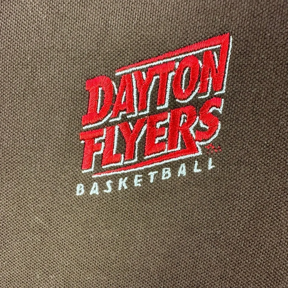 Polo Ralph Lauren Dayton Flyers Basketball Polo Shirt Brown Mens XXL Pony Logo